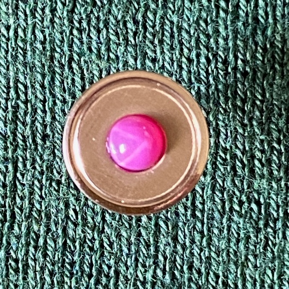 VTG I C.D. Foster I 14K Pink Star Ruby Tie Tac - Picture 13 of 16